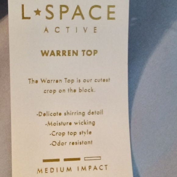 Anthropologie L*SPACE Warren Ruched Top Light Blue Size Medium - Picture 8 of 11